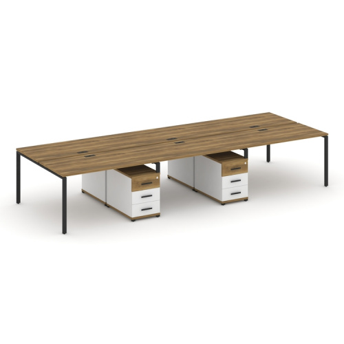 Бенч-система на 6 мест с 2 опорными тумбами Concept CN.DRS-343 фото 7