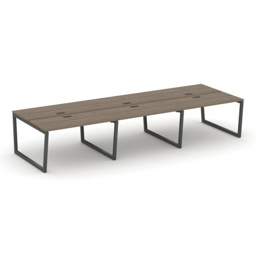 Style Project Рабочая станция 2-х сторон. SN-5T2.DRS-082 Акация Лорка/Металл Антрацит/Заглушка Пласт фото 25