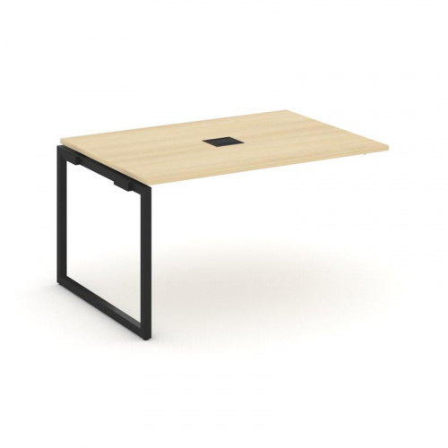 Style Project Проходной наб. элем. перег. стола SN-4O.NSPRG-001 Дуб Наварра/Металл Белый 980*980*750 фото 8