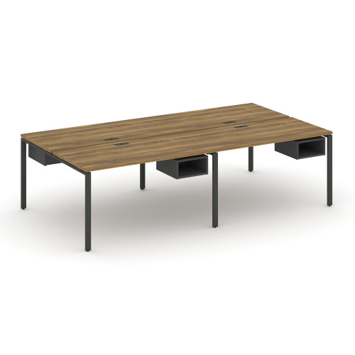 Бенч-система на 4 места с подвесными тумбами Concept CN.DRS-124