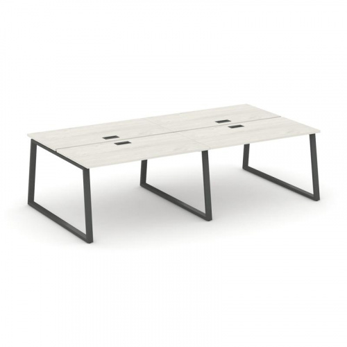 Style Project Рабочая станция 2-х сторон. SN-6T1.DRS-053 Акация Лорка/Металл Антрацит/Заглушка Пласт фото 24