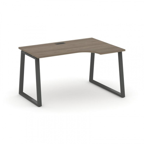 Style Project Стол рабочий эргоном. SN-6T1.SPA-022(R) Акация Лорка/Металл Антрацит/Заглушка Пластик фото 25