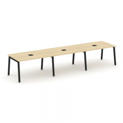 Style Project Стол переговорный SN-5A.SPRG-023 Акация Лорка/Металл Белый 4410*980*750 фото 12