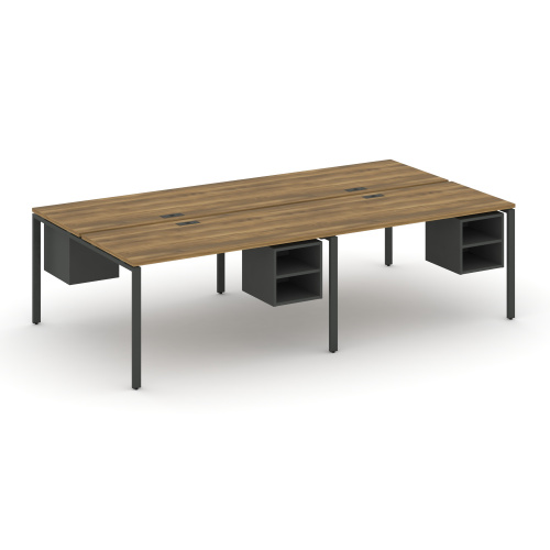 Бенч-система на 4 места с подвесными тумбами Concept CN.DRS-127