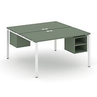 Бенч-система на 2 места с подвесными тумбами Concept CN.DRS-105