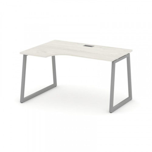 Style Project Стол рабочий эргоном. SN-4T1.SPA-012(L) Акация Лорка/Металл Антрацит/Заглушка Пластик фото 17