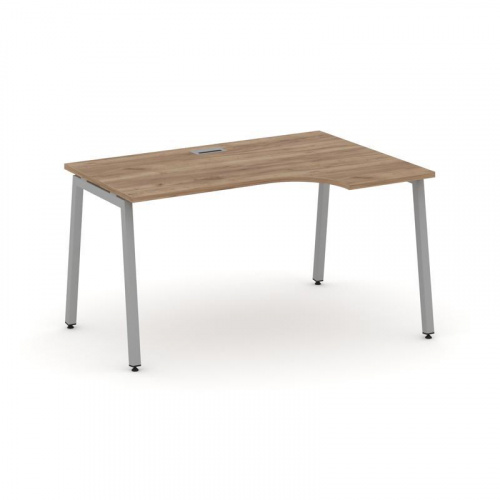 Style Project Стол рабочий эргоном. SN-4A.SPA-012(R) Дуб Табак/Металл Антрацит 1580*700/980*750 фото 7