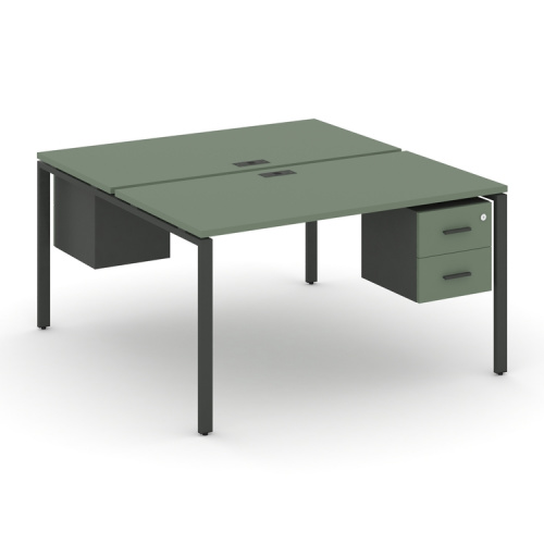 Бенч-система на 2 места с подвесными тумбами Concept CN.DRS-116 фото 2