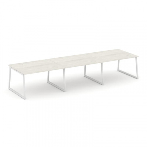 Style Project Стол переговорный SN-4T1.SPRG-053.3 Акация Лорка/Металл Антрацит 4410*1180*750 фото 13