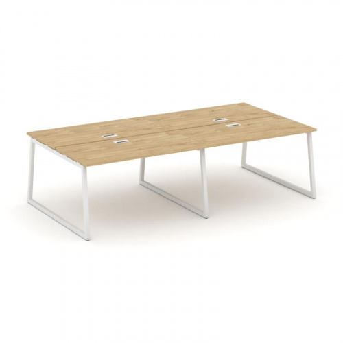 Style Project Рабочая станция 2-х сторон. SN-4T1.DRS-032 Акация Лорка/Металл Антрацит/Заглушка Пласт фото 3