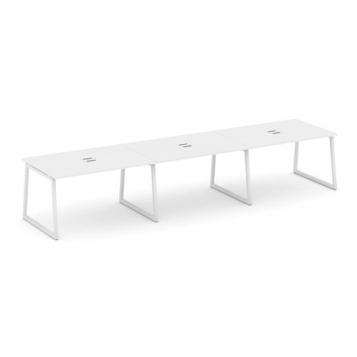 Style Project Стол переговорный SN-4T1.SPRG-024 Акация Лорка/Металл Антрацит/Заглушка Металл Антраци фото 17