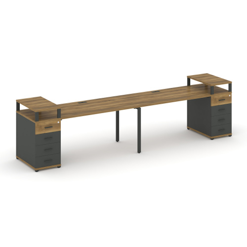 Бенч-система на 2 места с 2 опорными тумбами Concept CN.ORS-427