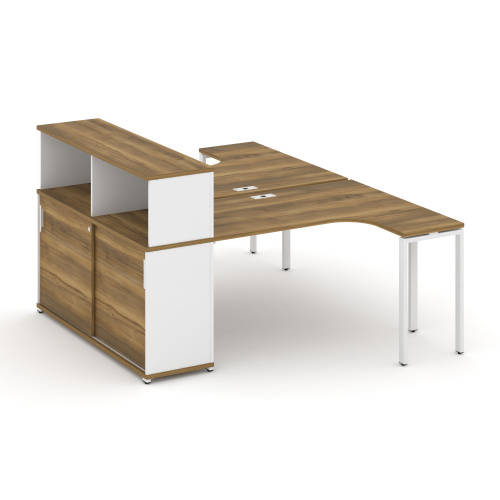 Бенч-система с опорным шкафом-купе с надставкой Concept CN.DSA-219 фото 8