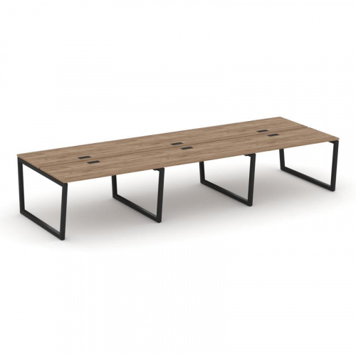 Style Project Рабочая станция 2-х сторон. SN-5T2.DRS-082 Акация Лорка/Металл Антрацит/Заглушка Пласт фото 4