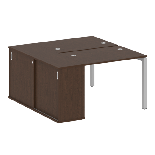 Бенч-система с шкафом-купе на П-обр. м/к Metal System Quattro 50БП.РС-СШК-1.1 фото 9