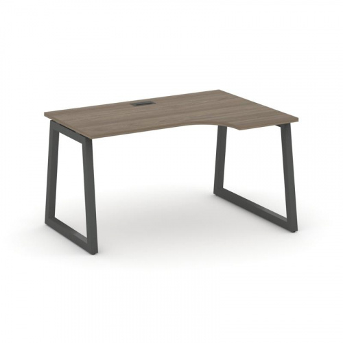 Style Project Стол рабочий эргоном. SN-5T1.SPA-022(R) Акация Лорка/Металл Антрацит/Заглушка Пластик фото 25