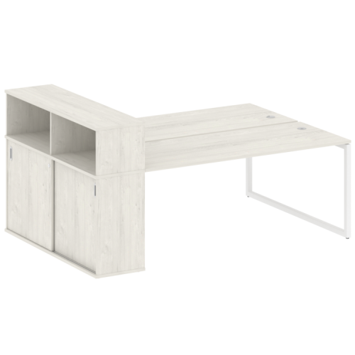 Бенч-система с шкафом-купе на О-обр. м/к Metal System Quattro 40БО.РС-СШК-2.5 фото 4 Бенч-система с шкафом-купе на О-обр. м/к Metal System Quattro 40БО.РС-СШК-2.5 фото 4