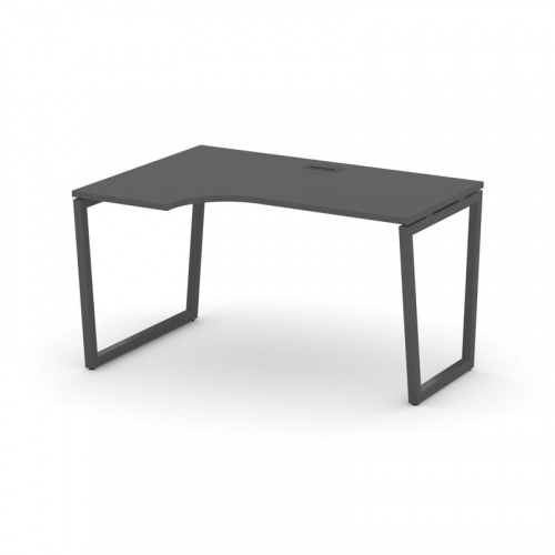 Style Project Стол рабочий эргоном. SN-4T2.SPA-002(L) Акация Лорка/Металл Антрацит/Заглушка Пластик фото 27