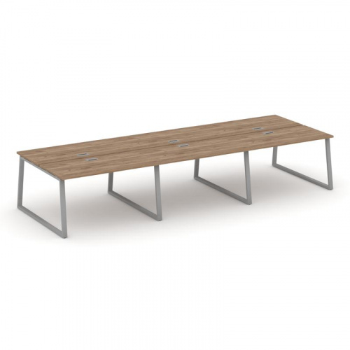 Style Project Рабочая станция 2-х сторон. SN-6T1.DRS-061 Акация Лорка/Металл Антрацит/Заглушка Пласт фото 10