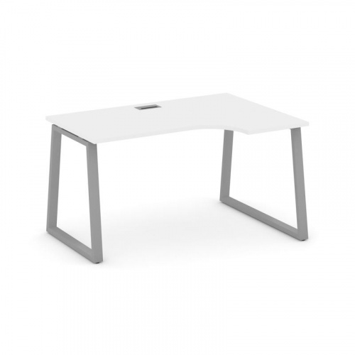 Style Project Стол рабочий эргоном. SN-6T1.SPA-022(R) Акация Лорка/Металл Антрацит/Заглушка Пластик фото 16