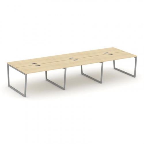 Style Project Рабочая станция 2-х сторон. SN-4T2.DRS-064 Акация Лорка/Металл Антрацит/Заглушка Пласт фото 20