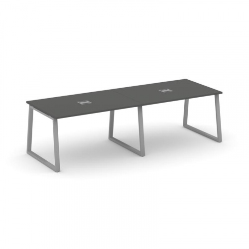 Style Project Стол переговорный SN-6T1.SPRG-014 Акация Лорка/Металл Антрацит/Заглушка Металл Антраци фото 19