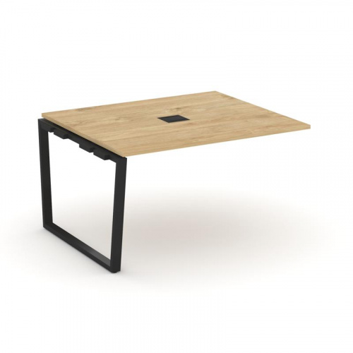 Style Project Проходной наб. элем. перег. стола SN-6T2.NSPRG-034 Акация Лорка/Металл Антрацит/Заглуш