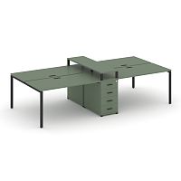 Бенч-система на 4 места с 1 опорной тумбой Concept CN.DRS-435