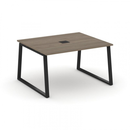 Style Project Стол переговорный SN-6T1.SPRG-032 Акация Лорка/Металл Антрацит/Заглушка Металл Антраци фото 7