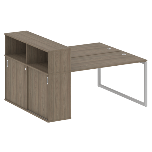 Бенч-система с шкафом-купе на О-обр. м/к Metal System Quattro 40БО.РС-СШК-2.3 фото 3 Бенч-система с шкафом-купе на О-обр. м/к Metal System Quattro 40БО.РС-СШК-2.3 фото 3