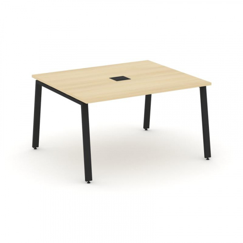 Style Project Стол переговорный SN-6A.SPRG-033 Акация Лорка/Металл Белый 1380*1180*750 фото 3