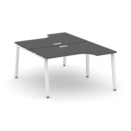 Style Project Рабочая станция эргоном. SN-6A.DRPA-022 Дуб Табак/Металл Белый 1580*1632/1992*750 фото 15