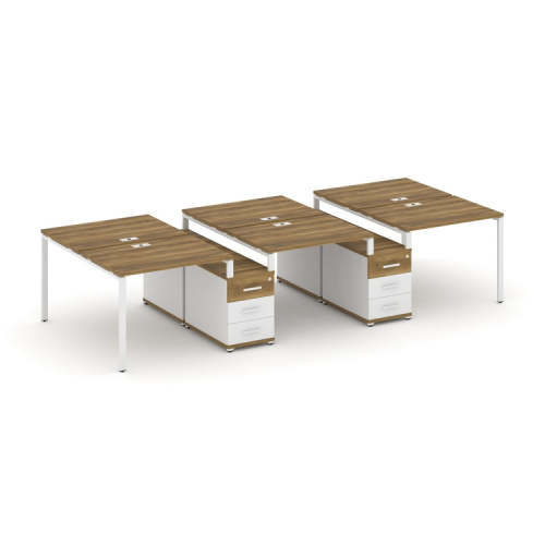 Бенч-система на 6 мест с 2 опорными тумбами Concept CN.DRS-333 фото 8