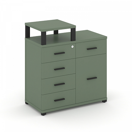 Тумба приставная с 5 ящиками Concept CN.TSP-017 B