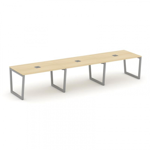 Style Project Стол переговорный SN-5T2.SPRG-023 Акация Лорка/Металл Антрацит/Заглушка Металл Антраци фото 20