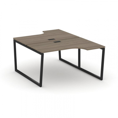 Style Project Рабочая станция эргоном. SN-4T2.DRPA-011 Акация Лорка/Металл Антрацит/Заглушка Пластик фото 5