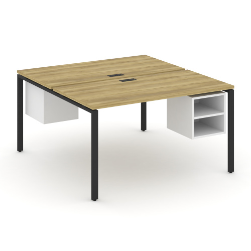 Бенч-система на 2 места с подвесными тумбами Concept CN.DRS-107 фото 4