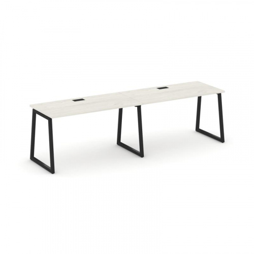 Style Project Рабочая станция 1 сторон. SN-4T1.ORS-023 Акация Лорка/Металл Антрацит/Заглушка Пластик фото 8