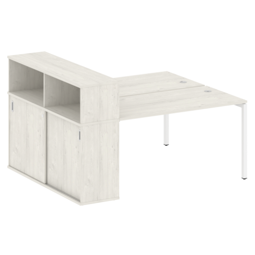 Бенч-система с шкафом-купе на П-обр. м/к Metal System Quattro 40БП.РС-СШК-2.3 фото 7 Бенч-система с шкафом-купе на П-обр. м/к Metal System Quattro 40БП.РС-СШК-2.3 фото 7