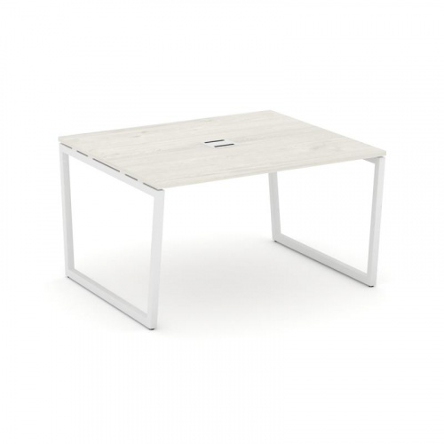 Style Project Стол переговорный SN-4T2.SPRG-034 Акация Лорка/Металл Антрацит/Заглушка Металл Антраци фото 12