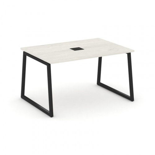 Style Project Стол переговорный SN-4T1.SPRG-004 Акация Лорка/Металл Антрацит/Заглушка Металл Антраци фото 9