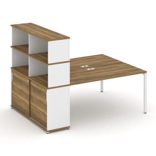 Бенч-система с опорным шкафом-купе с надставкой Concept CN.DRS-244 фото 8