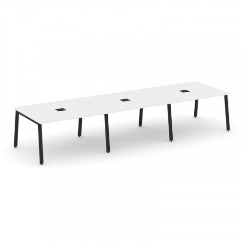 Style Project Стол переговорный SN-6A.SPRG-052 Дуб Наварра/Металл Антрацит 3540*1180*750 фото 4