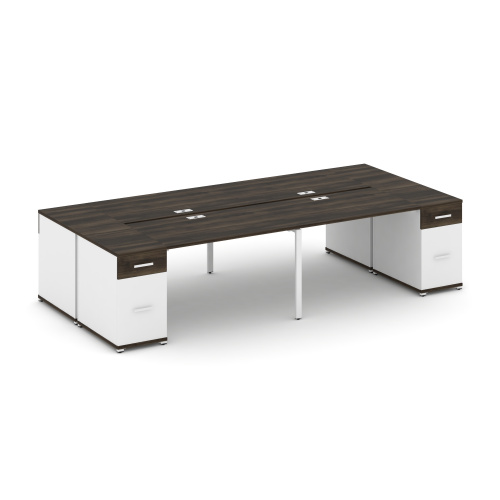 Бенч-система на 4 места с 2 опорными тумбами Concept CN.DRS-430 фото 10