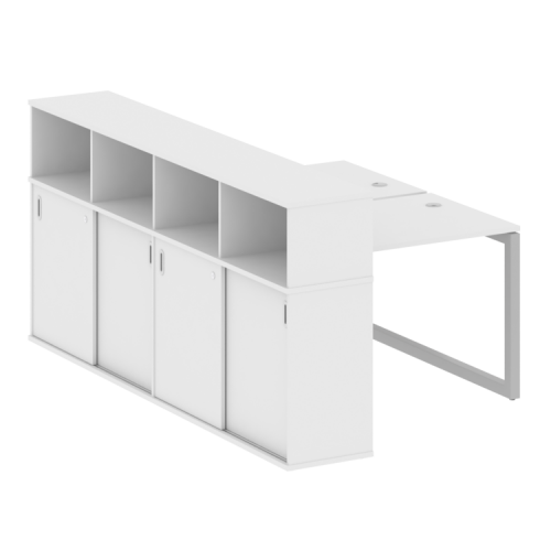 Бенч-система с шкафом-купе на О-обр. м/к Metal System Quattro 50БО.РС-СШК-4.1 фото 11 Бенч-система с шкафом-купе на О-обр. м/к Metal System Quattro 50БО.РС-СШК-4.1 фото 11