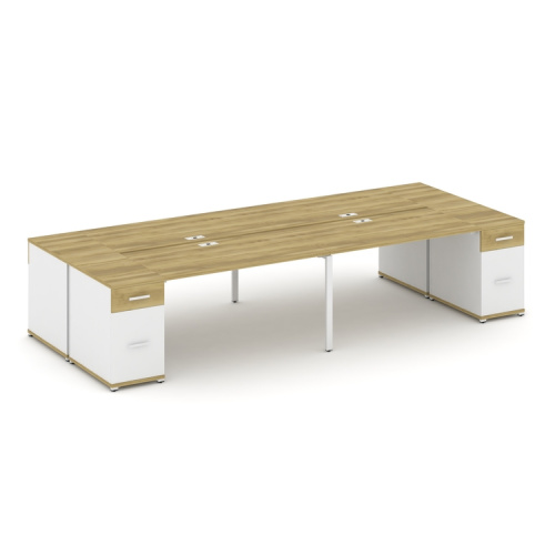 Бенч-система на 4 места с 2 опорными тумбами Concept CN.DRS-431 фото 11 Бенч-система на 4 места с 2 опорными тумбами Concept CN.DRS-431 фото 11