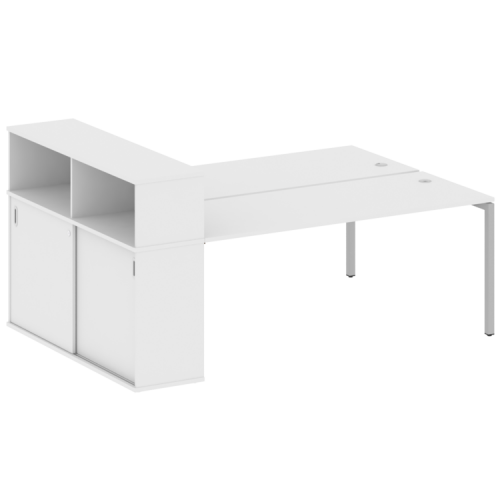 Бенч-система с шкафом-купе на П-обр. м/к Metal System Quattro 40БП.РС-СШК-2.5 фото 4 Бенч-система с шкафом-купе на П-обр. м/к Metal System Quattro 40БП.РС-СШК-2.5 фото 4