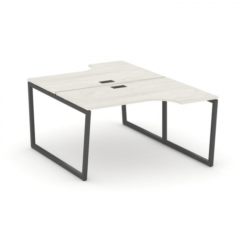 Style Project Рабочая станция эргоном. SN-4T2.DRPA-011 Акация Лорка/Металл Антрацит/Заглушка Пластик фото 24