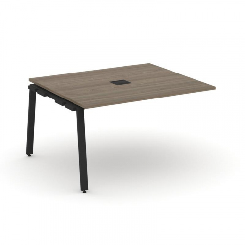 Style Project Проходной наб. элем. перег. стола SN-6A.NSPRG-033 Дуб Наварра/Металл Белый 1380*1180*7 фото 6