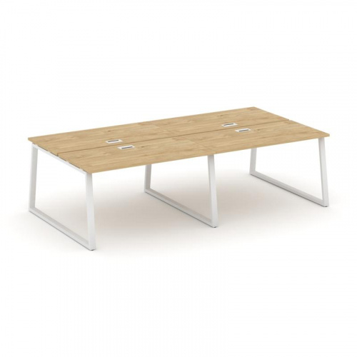 Style Project Рабочая станция 2-х сторон. SN-6T1.DRS-053 Акация Лорка/Металл Антрацит/Заглушка Пласт фото 3